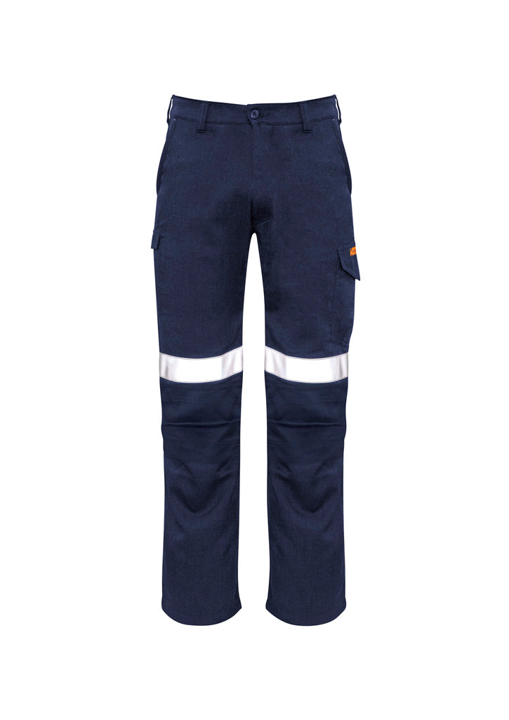 Mens Orange Flame Taped Cargo Pant (Regular) ZP521