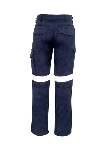 Mens Orange Flame Taped Cargo Pant (Regular) ZP521