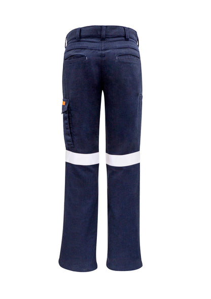 Womens Orange Flame Taped Cargo Pant ZP522