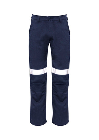 Mens Orange Flame Traditional Style Taped Work Pant ZP523