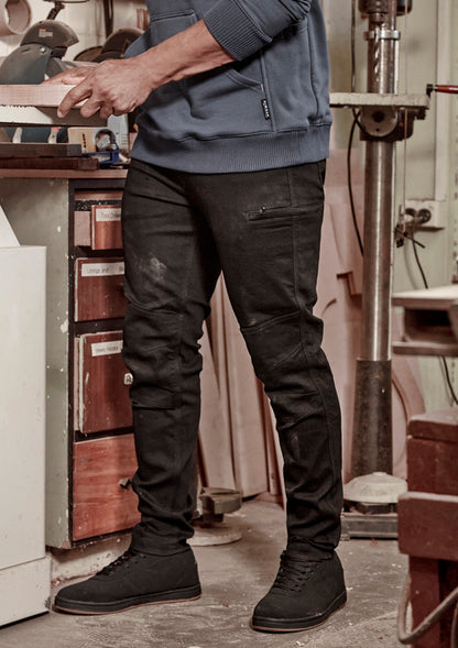 Syzmik Mens Streetworx Stretch Jean - Black
