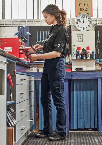 Syzmik Womens Rugged Cooling Cargo Pant - Navy