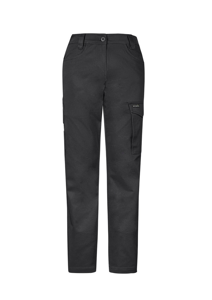 Syzmik Womens Essential Basic Stretch Cargo Pant - Charcoal