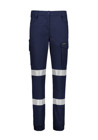 Womens Essential Stretch Taped Cargo Pant - Cuffed ZP735
