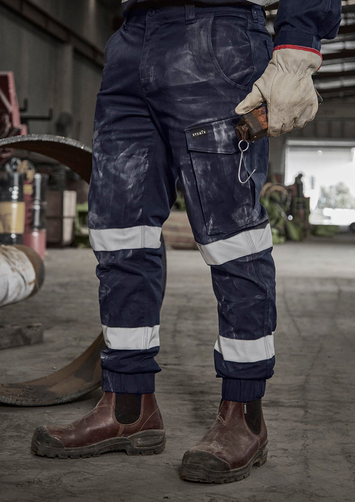 Mens Essential Stretch Taped Cargo Pant - Cuffed ZP935