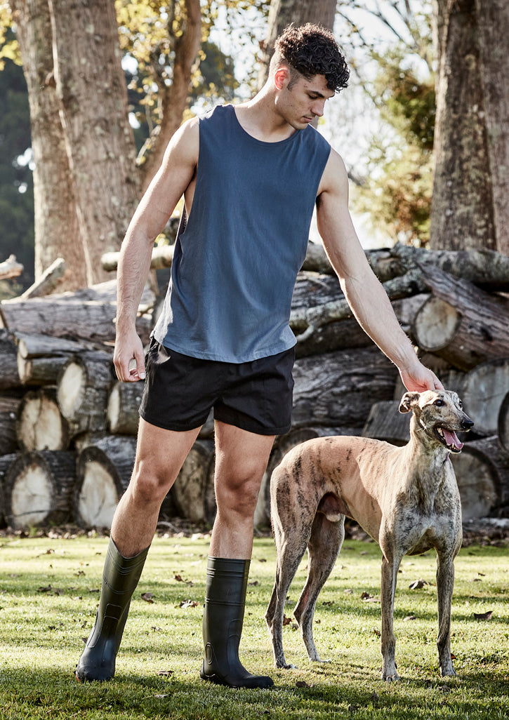 Syzmik Mens Rugby Short - Black