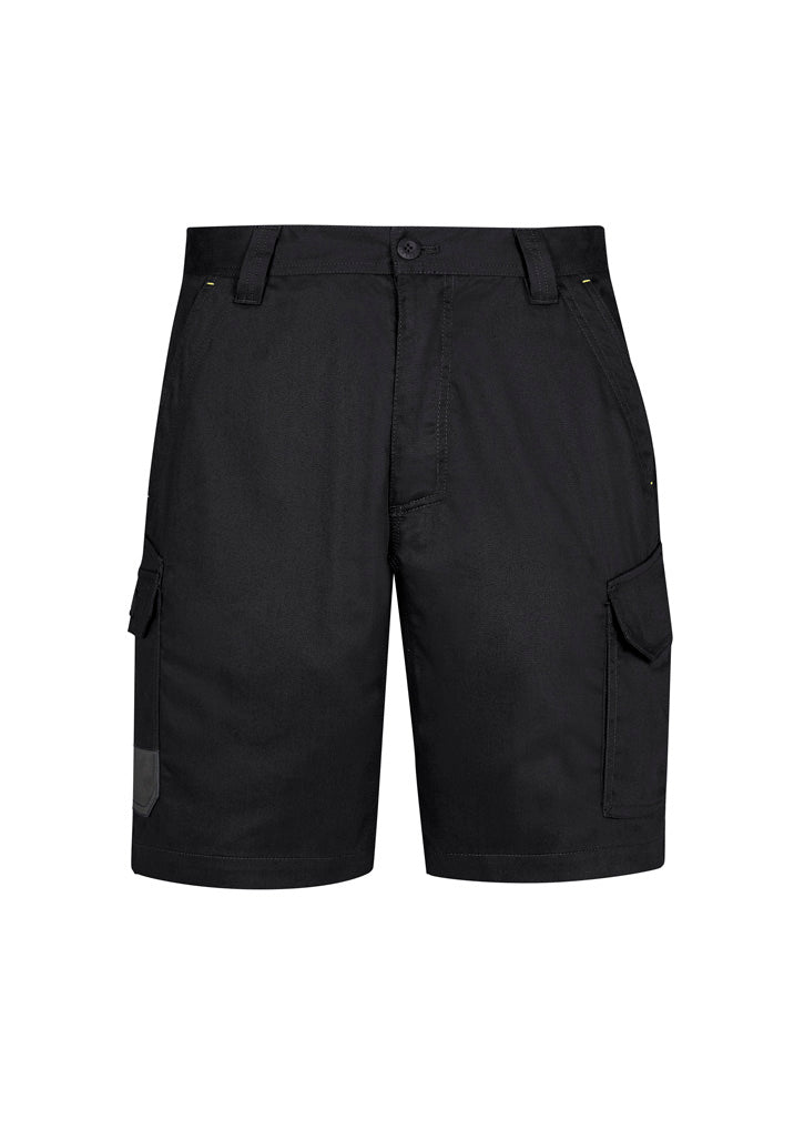 Syzmik Mens Summer Cargo Short - Black