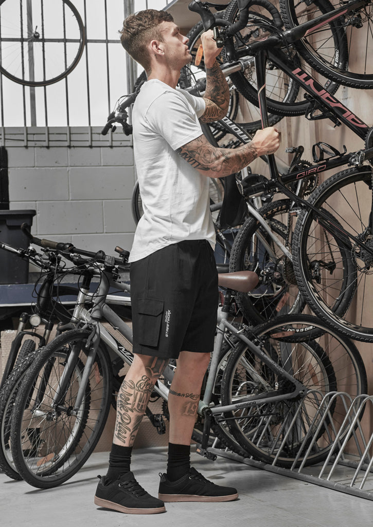 Syzmik Mens Streetworx Board Short - Black