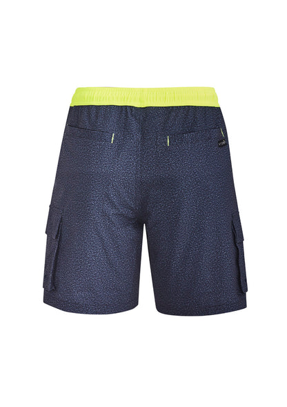 Syzmik Mens Streetworx Board Short - Navy Marle