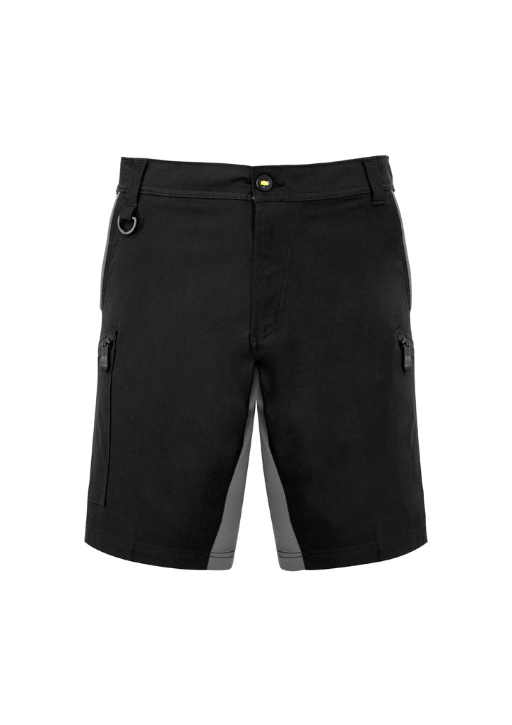 Syzmik Mens Streetworx Stretch Short - Black