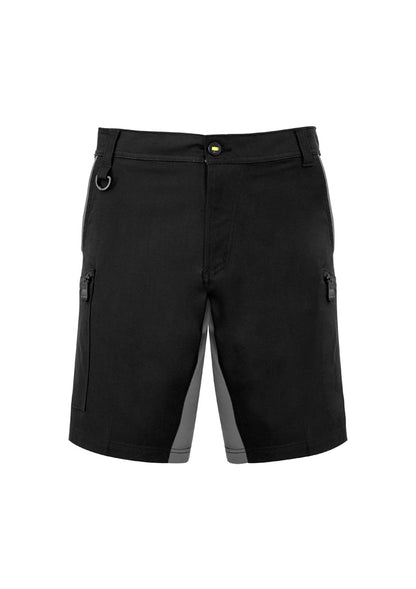 Syzmik Mens Streetworx Stretch Short - Black