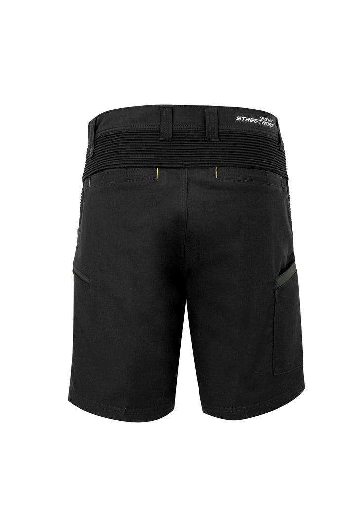 Syzmik Mens Streetworx Stretch Short - Black