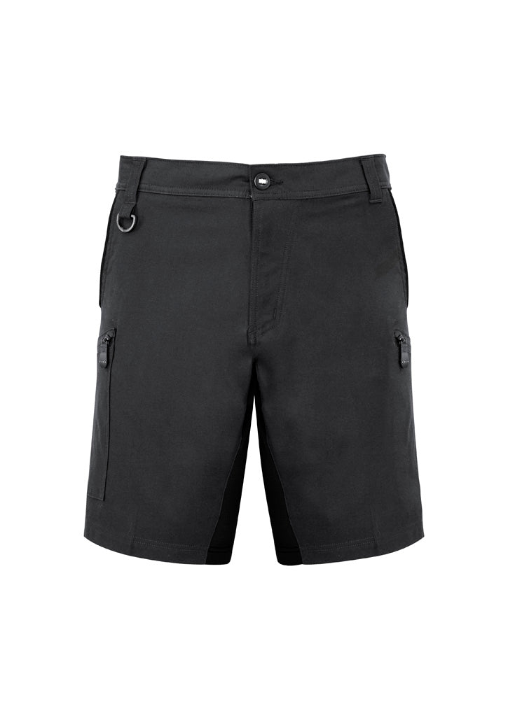 Syzmik Mens Streetworx Stretch Short - Charcoal