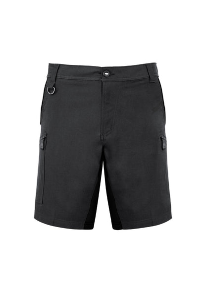 Syzmik Mens Streetworx Stretch Short - Charcoal