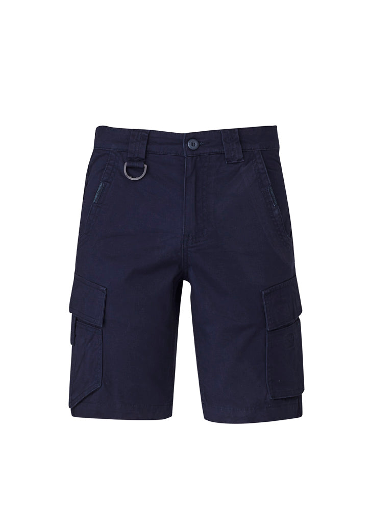 Syzmik Mens Streetworx Curved Cargo Short - Navy