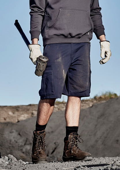 Syzmik Mens Basic Cargo Short - Navy