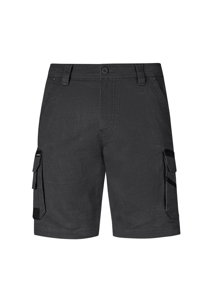 Syzmik Mens Streetworx Heritage Short - Charcoal