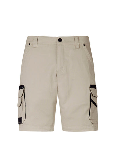 Syzmik Mens Streetworx Heritage Short - Stone