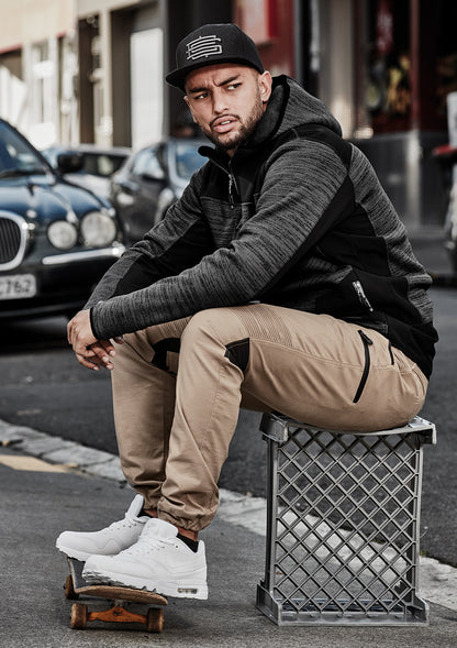 Syzmik Unisex Streetworx Reinforced Knit Hoodie - Gunmetal