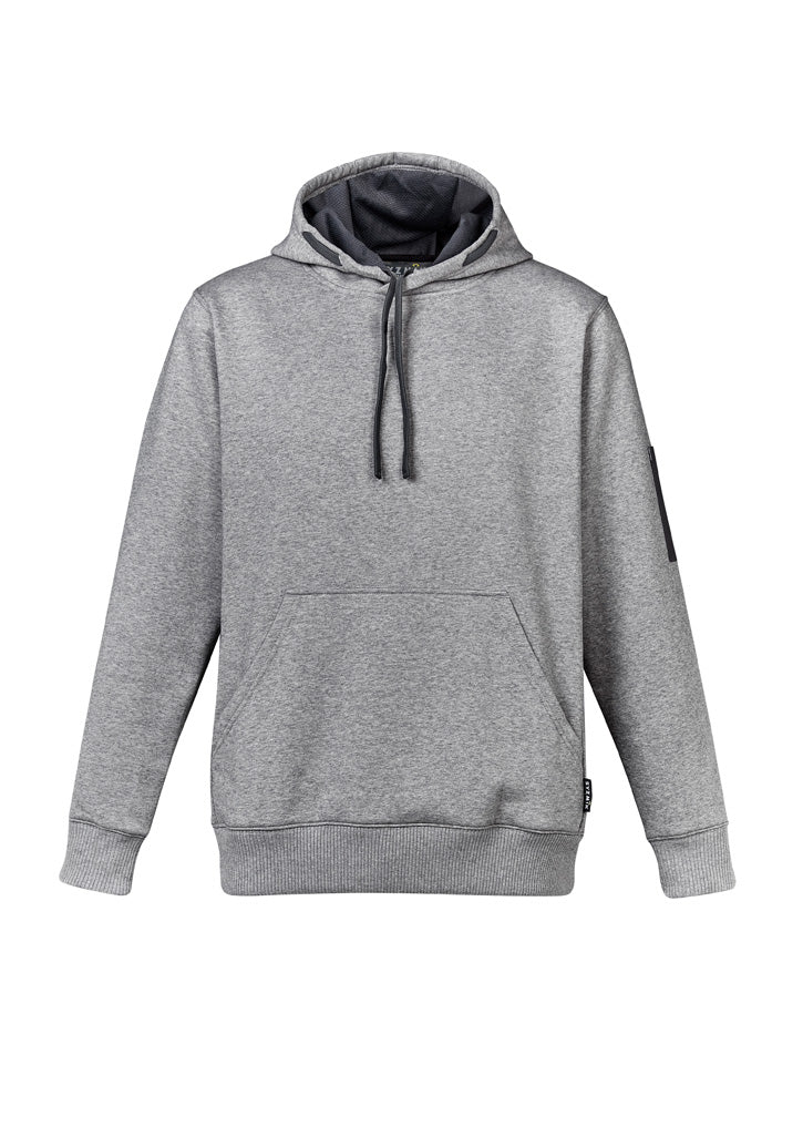 Syzmik Unisex Multi-Pocket Hoodie - Grey Marle/Charcoal