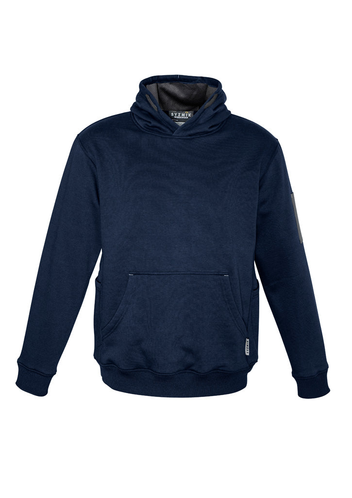 Syzmik Unisex Multi-Pocket Hoodie - Navy/Charcoal