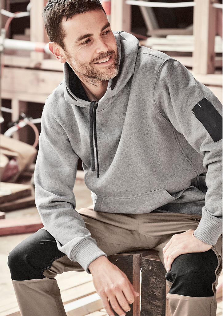 Syzmik Unisex Multi-Pocket Hoodie - Slate/Charcoal