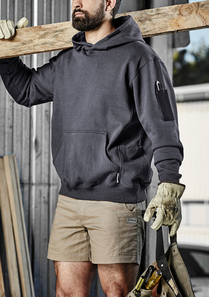 Syzmik Unisex Multi-Pocket Hoodie - Charcoal/Black