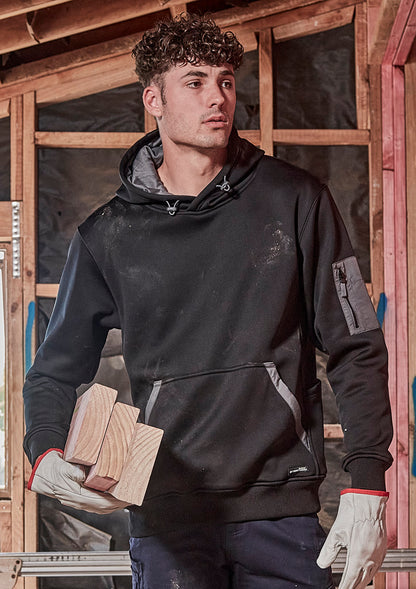 Syzmik Unisex Water Resistant Hoodie - Black