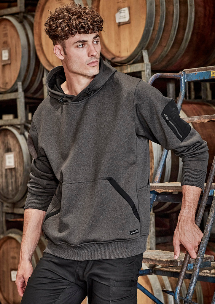 Syzmik Unisex Water Resistant Hoodie - Charcoal Marle