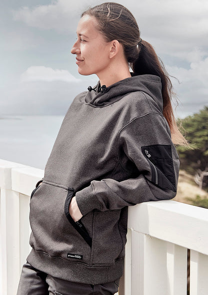 Syzmik Unisex Water Resistant Hoodie - Charcoal Marle