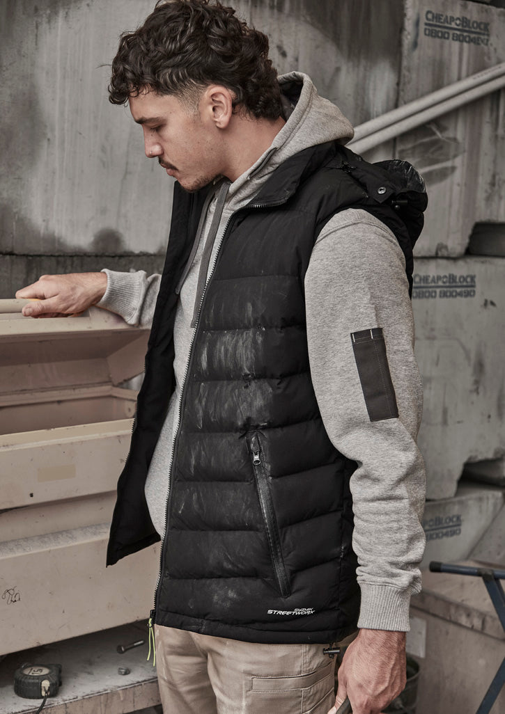 Unisex Streetworx Hooded Puffer Vest ZV245