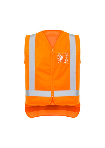 Syzmik Mens TTMC-W23 Zip X Back Vest - Orange