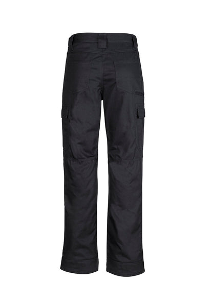 Syzmik Mens Midweight Drill Cargo Pant (Stout) - Black