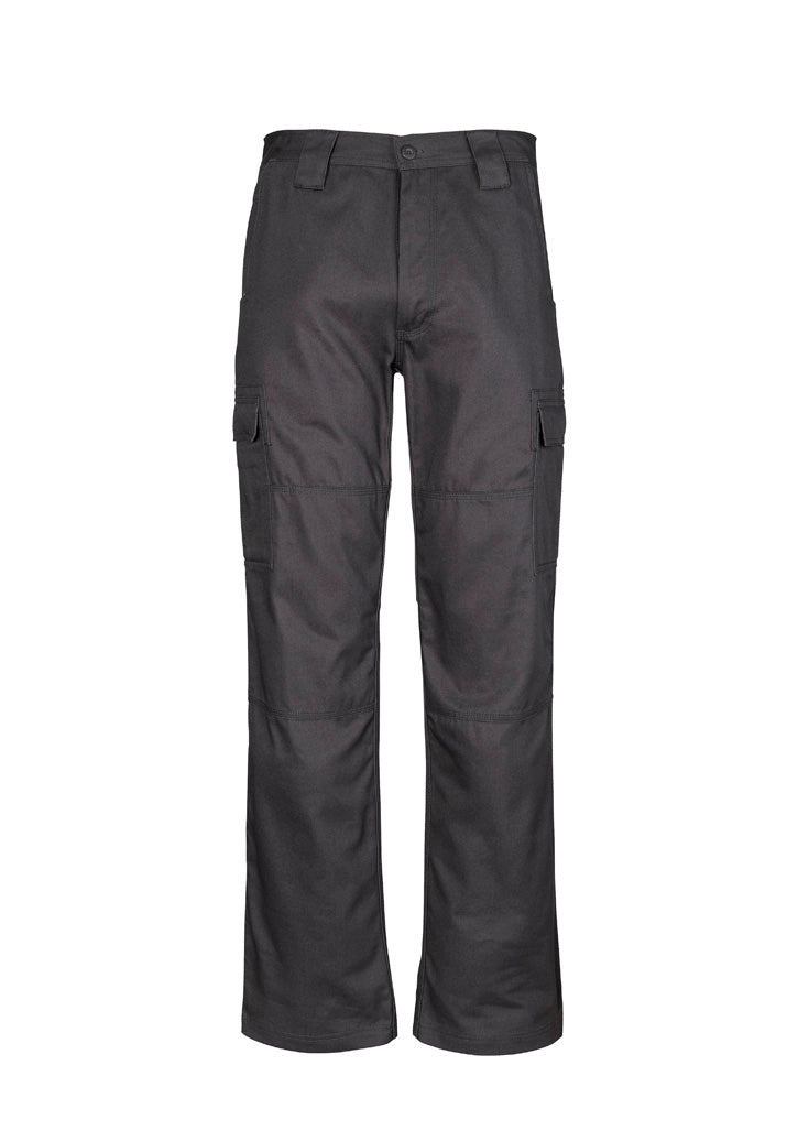 Syzmik Mens Midweight Drill Cargo Pant (Stout) - Charcoal