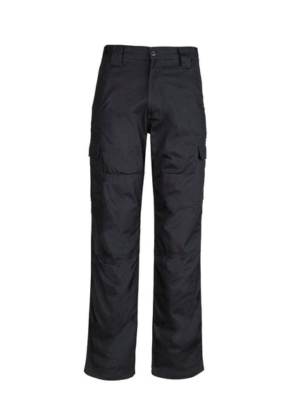 Syzmik Mens Midweight Drill Cargo Pant (Regular) - Black