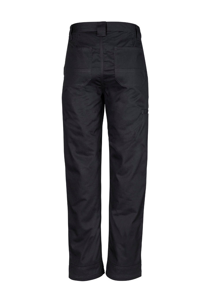Syzmik Mens Plain Utility Pant - Black