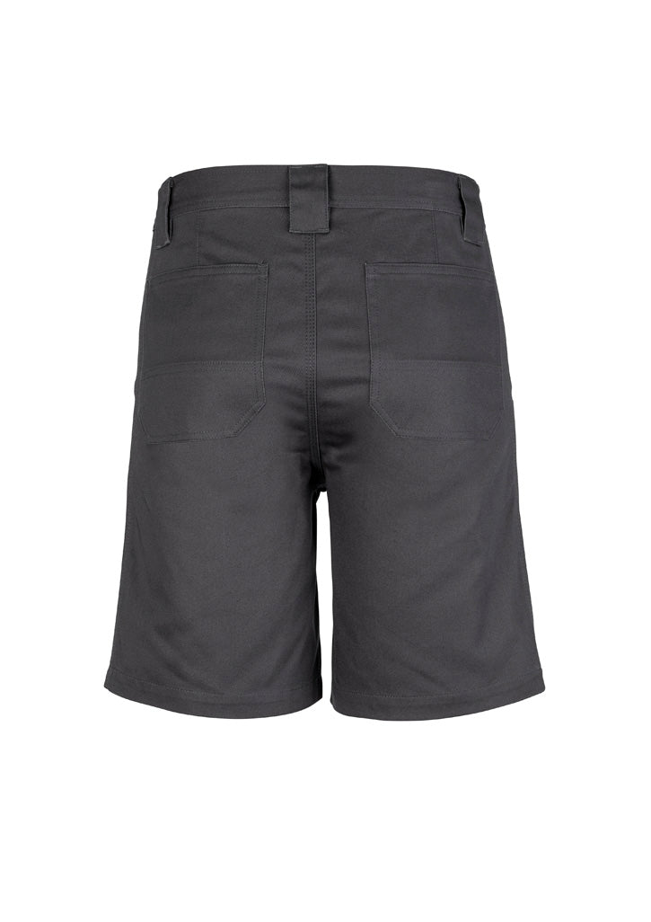 Syzmik Mens Plain Utility Short - Charcoal