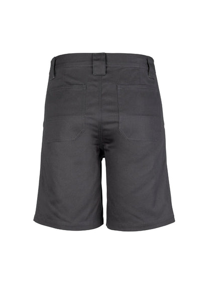 Syzmik Mens Plain Utility Short - Charcoal
