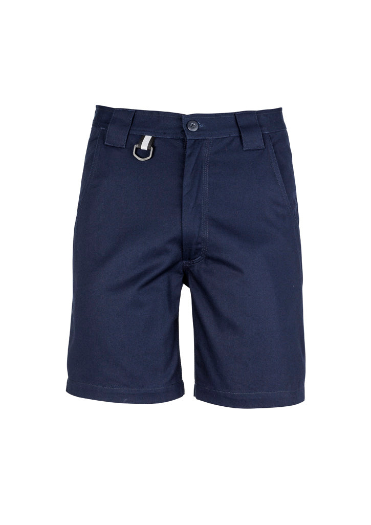Syzmik Mens Plain Utility Short - Navy