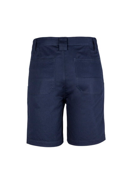 Syzmik Mens Plain Utility Short - Navy