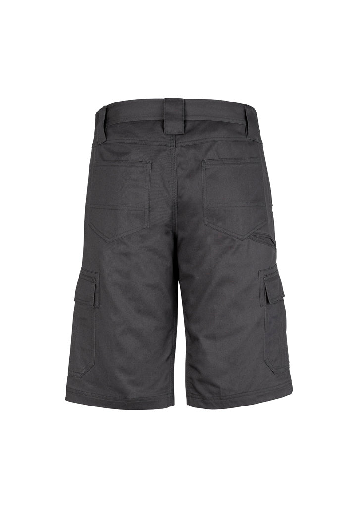 Syzmik Mens Midweight Drill Cargo Short - Charcoal