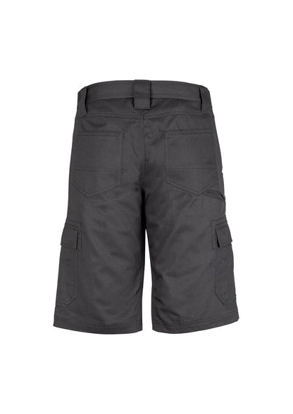 Syzmik Mens Midweight Drill Cargo Short - Charcoal