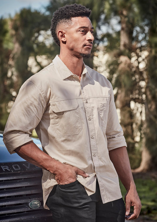 Mens Lightweight Tradie Long Sleeve Shirt ZW121