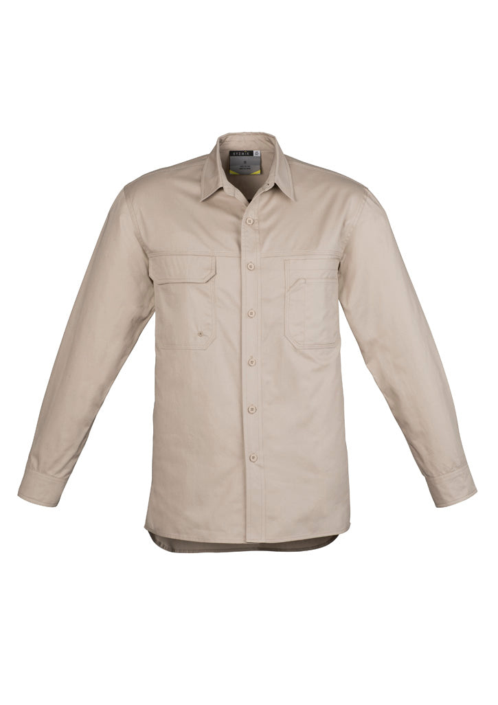 Mens Lightweight Tradie Long Sleeve Shirt ZW121