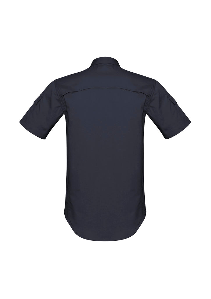 Syzmik Mens Rugged Cooling Short Sleeve Shirt - Charcoal