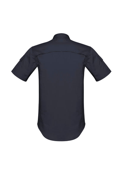 Syzmik Mens Rugged Cooling Short Sleeve Shirt - Charcoal