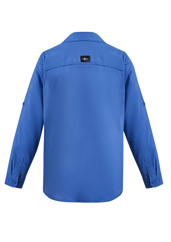 Syzmik Mens Outdoor Long Sleeve Shirt - Blue