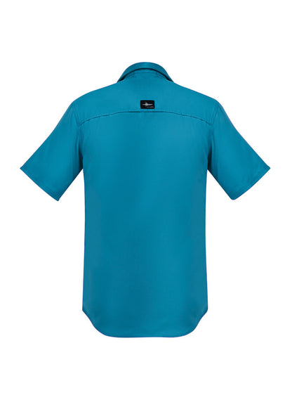 Syzmik Mens Outdoor Short Sleeve Shirt - Diesel