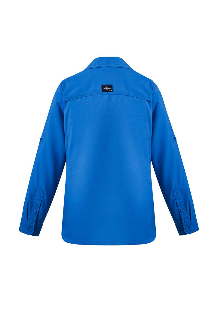 Syzmik Womens Outdoor Long Sleeve Shirt - Cobalt