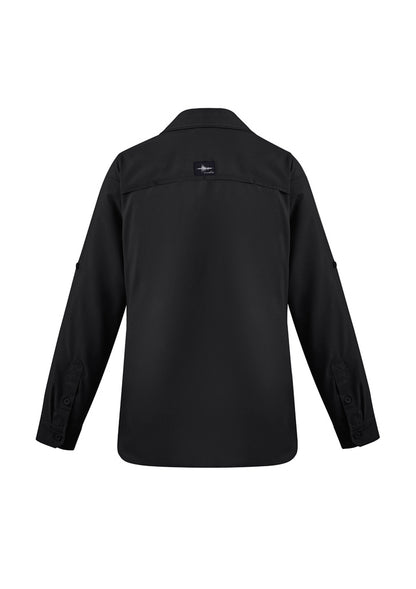 Syzmik Womens Outdoor Long Sleeve Shirt - Black